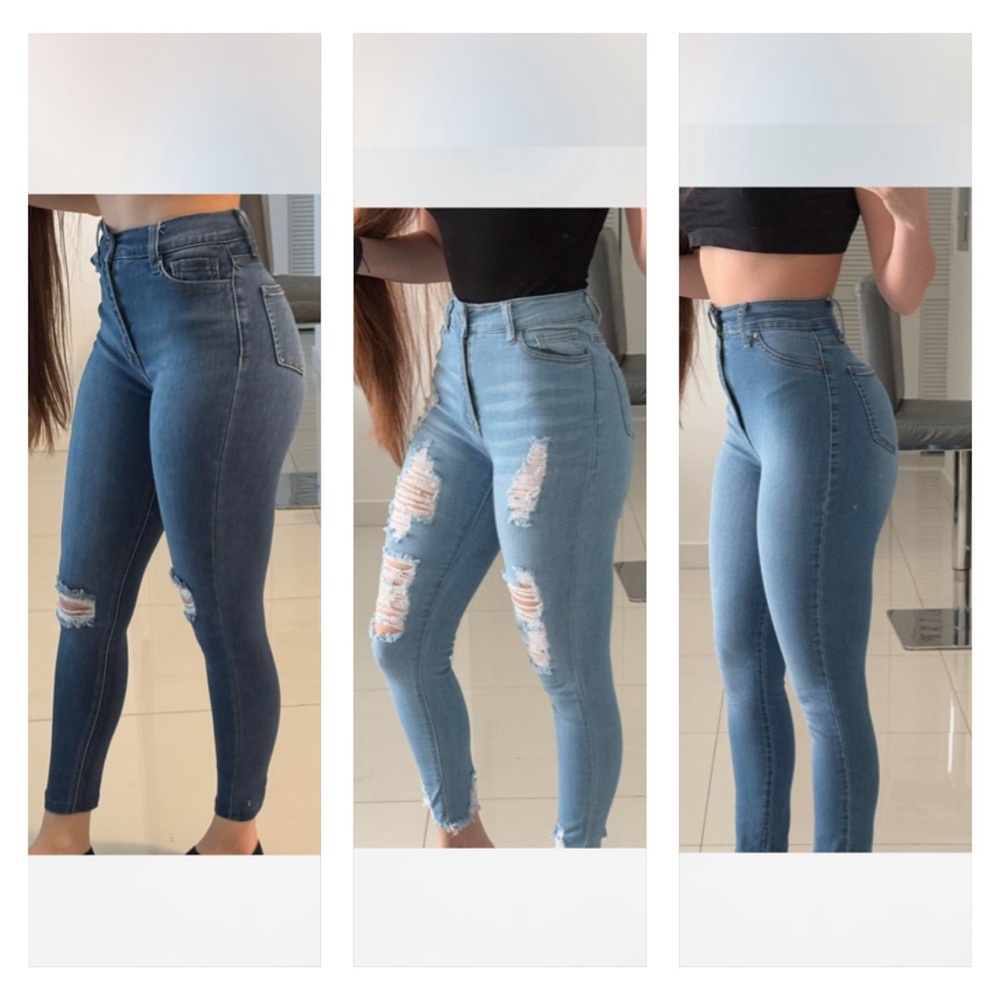 Bundle 3 jeans Fashion nova size 1